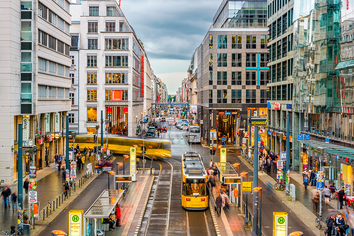 Трамвайное сообщение в Берлине